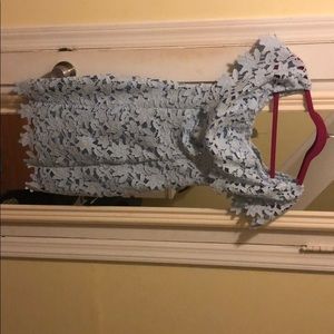 Guess crochet off the shoulder dress size small